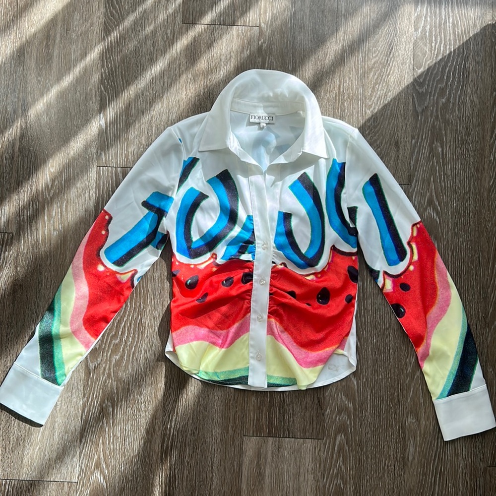 FIORUCCI silk button up